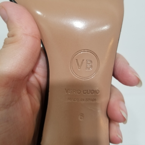 NWOT Veronica Beard Leopard Black Leather Heels - Picture 7 of 12